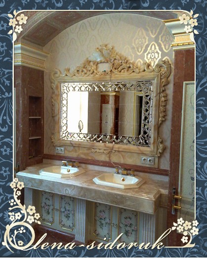 Дизайн интерьера: частный дом  ванная комната
